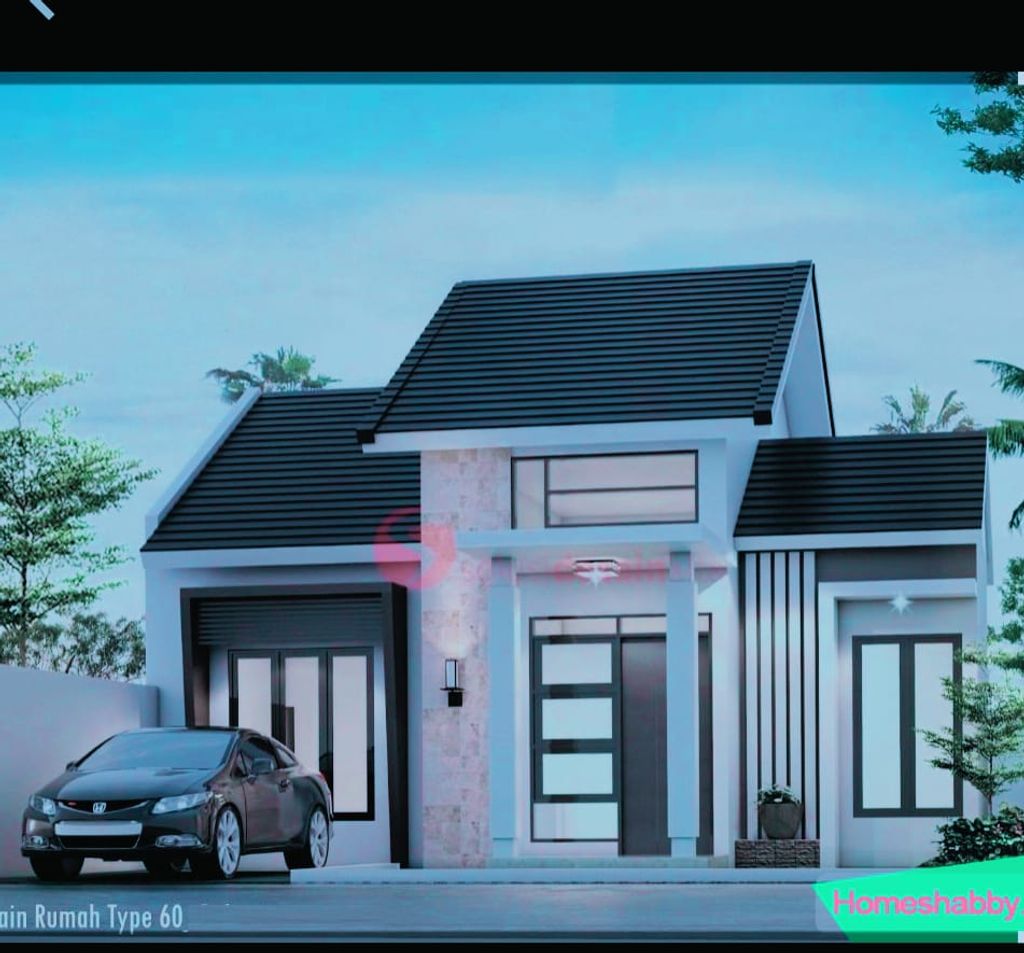 foto tampak rumah tipe 60/108 perumahan PERUMAHAN TRANSAD INDAH RESIDENCE TAHAP 2