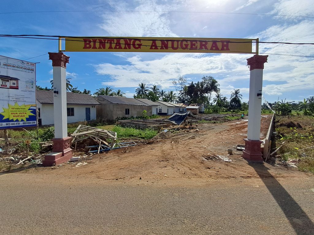 foto gerbang perumahan BINTANG ANUGERAH