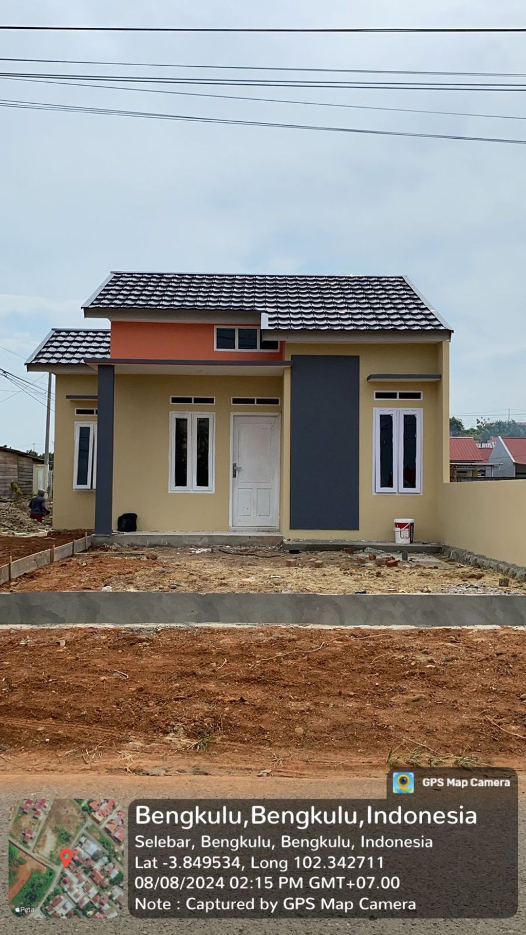 foto tampak rumah tipe 36 perumahan GRAND ANDARA