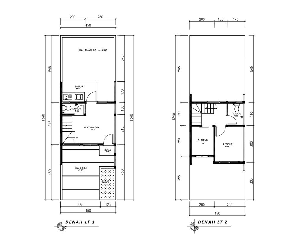 foto denah rumah tipe 38 Compact High Ceiling (2KT) (437) perumahan Seroja Home Residence 4
