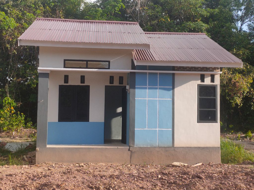 foto tampak rumah tipe 36 perumahan BUMI SEJAHTERA RESIDENCE