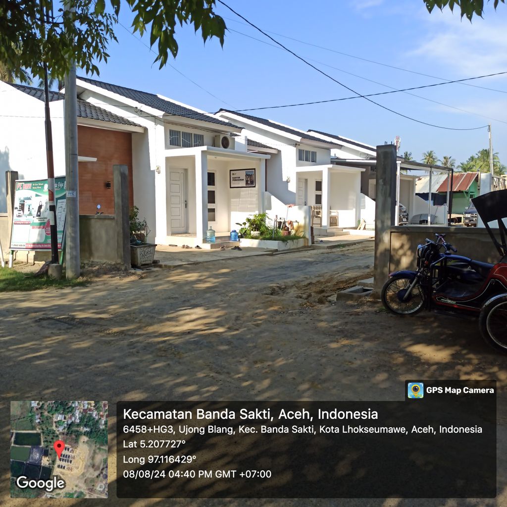 foto gerbang perumahan Permata Griya Ujong Blang Blok B