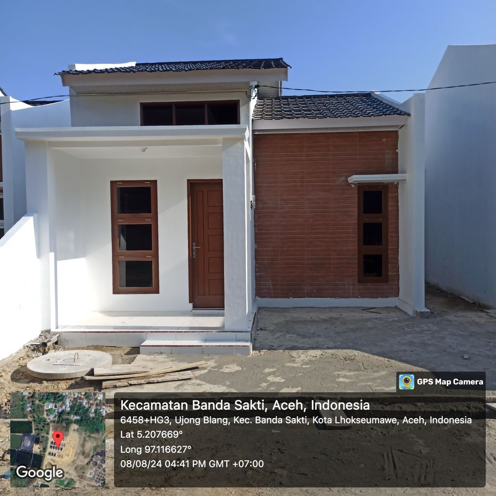 foto contoh rumah perumahan Permata Griya Ujong Blang Blok B