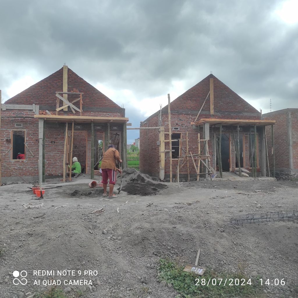 foto tampak rumah tipe 30/80 M2 perumahan Bumi Masbagik Regency