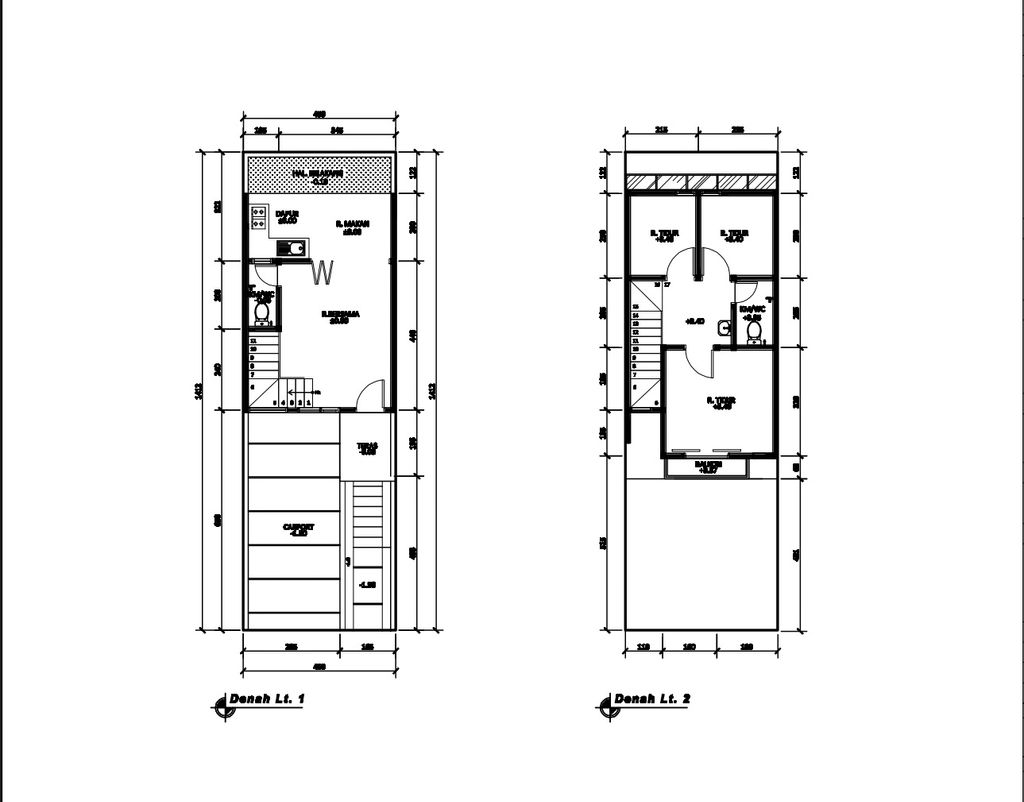 foto denah rumah tipe 67 Compact Classic Modern Baru (838) perumahan City Garden Residence Blok Fontana