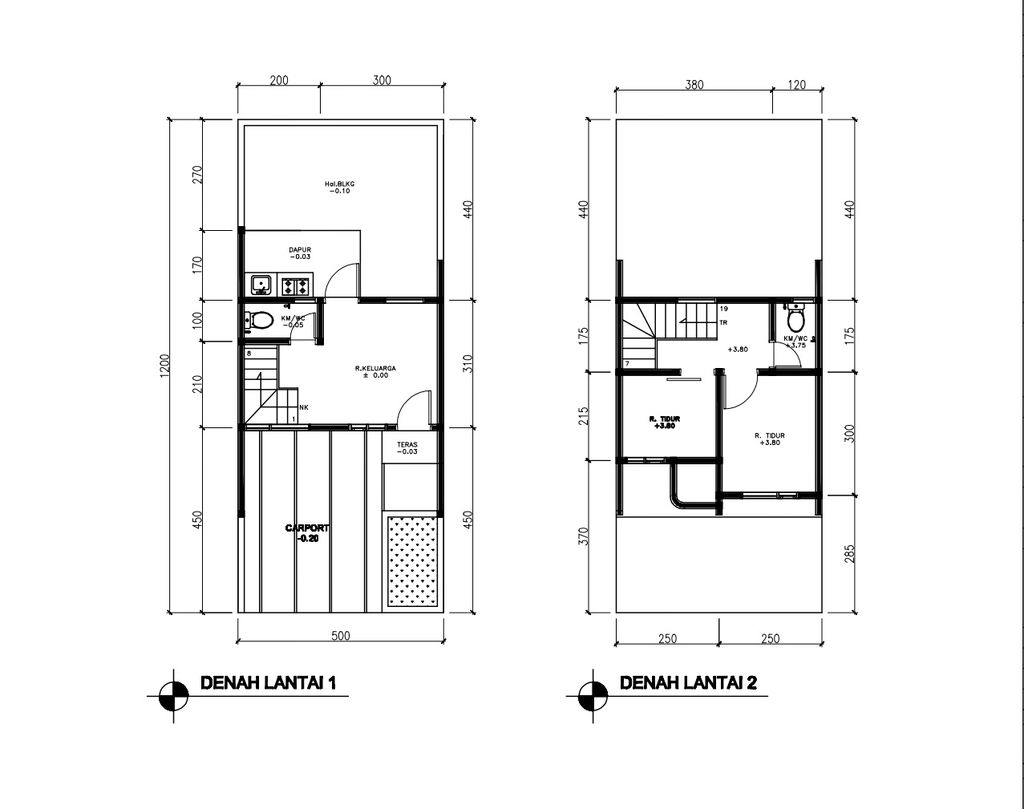 foto denah rumah tipe 38 Compact High Ceiling (2KT) (462) perumahan G-Land Ciwastra Park 2