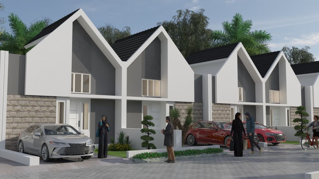 foto tampak rumah tipe 27 perumahan GRAND NIRWANA CITY