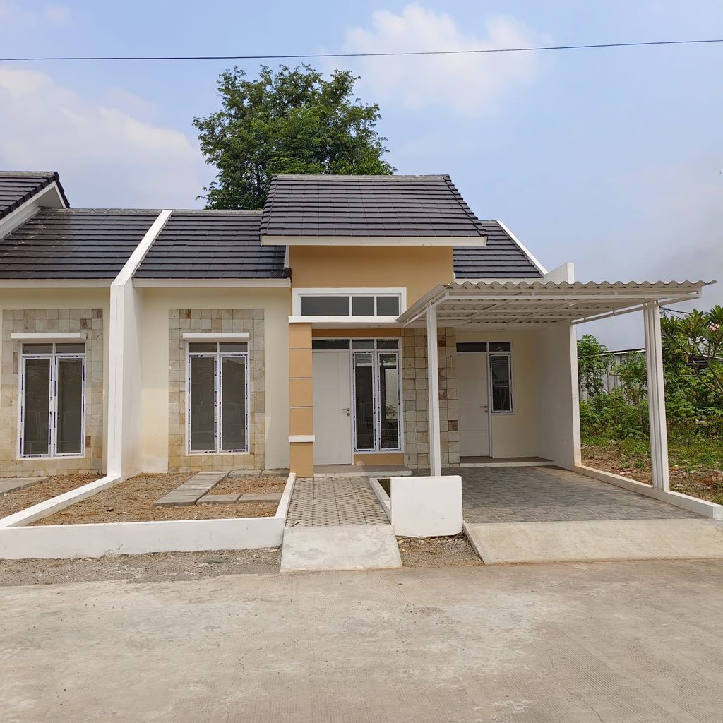 foto tampak rumah tipe 45/104 perumahan CLUSTER DE PRATAMA