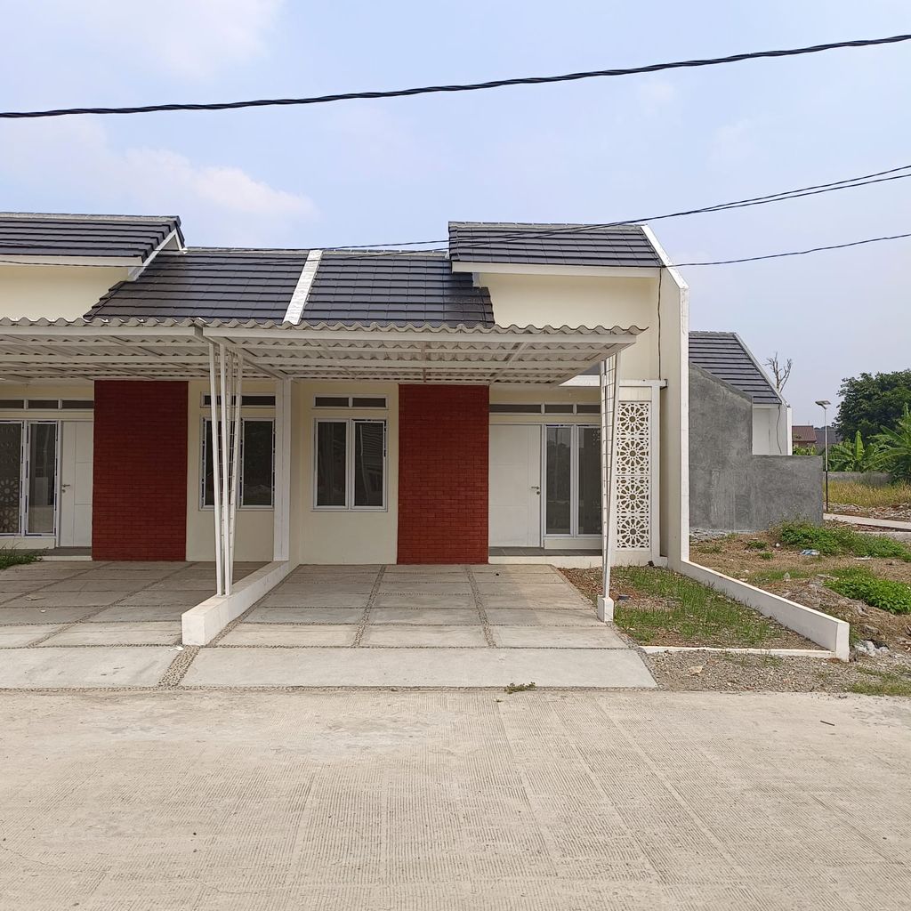 foto tampak rumah tipe 36/78 perumahan CLUSTER DE PRATAMA