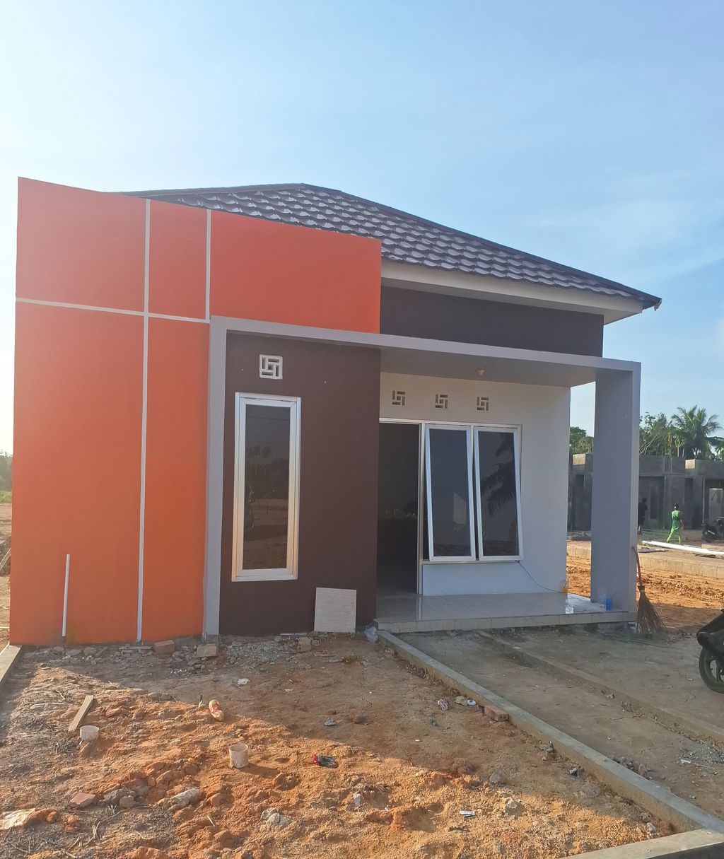 foto tampak rumah tipe 36 perumahan JAVANESE RESIDENCE