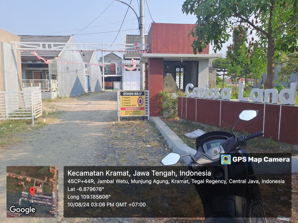 foto gerbang perumahan CARISSA LAND