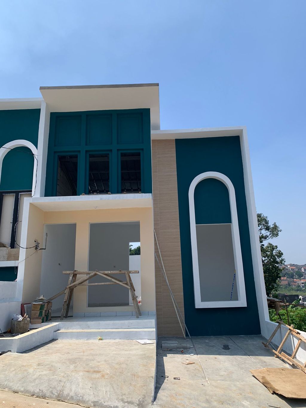 foto tampak rumah tipe 30 1 lantai (335) perumahan G-Land Padalarang Valley