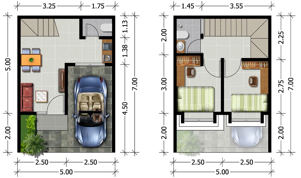 foto denah rumah tipe NEW CASTLE perumahan REGENCY ONE EASTPOINT