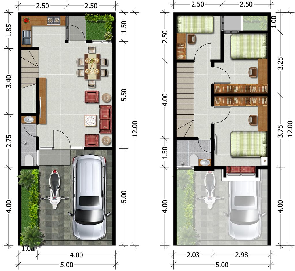 foto denah rumah tipe GOLD COAST perumahan REGENCY ONE EASTPOINT