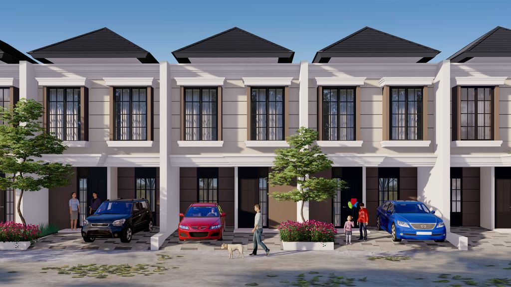 foto tampak rumah tipe ADELAIDE perumahan REGENCY ONE EASTPOINT