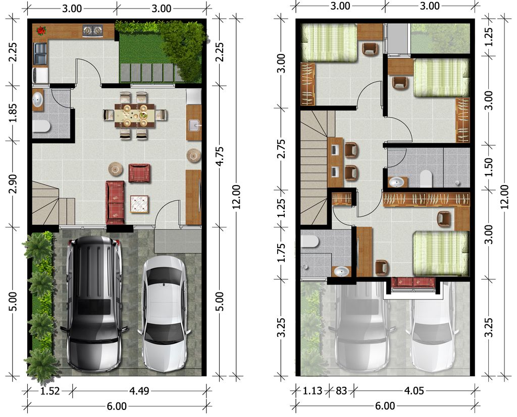 foto denah rumah tipe SYDNEY perumahan REGENCY ONE EASTPOINT