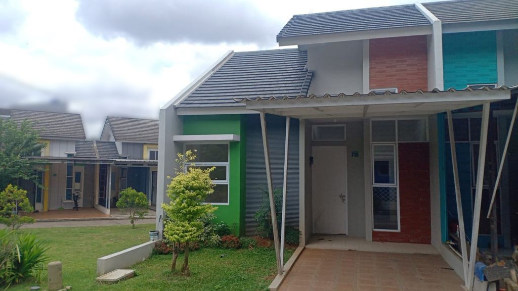 foto tampak rumah tipe LEEA perumahan SERPONG GARDEN 1