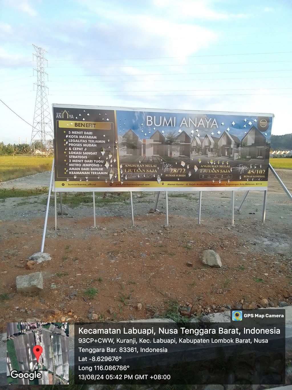 foto gerbang perumahan Bumi Anaya