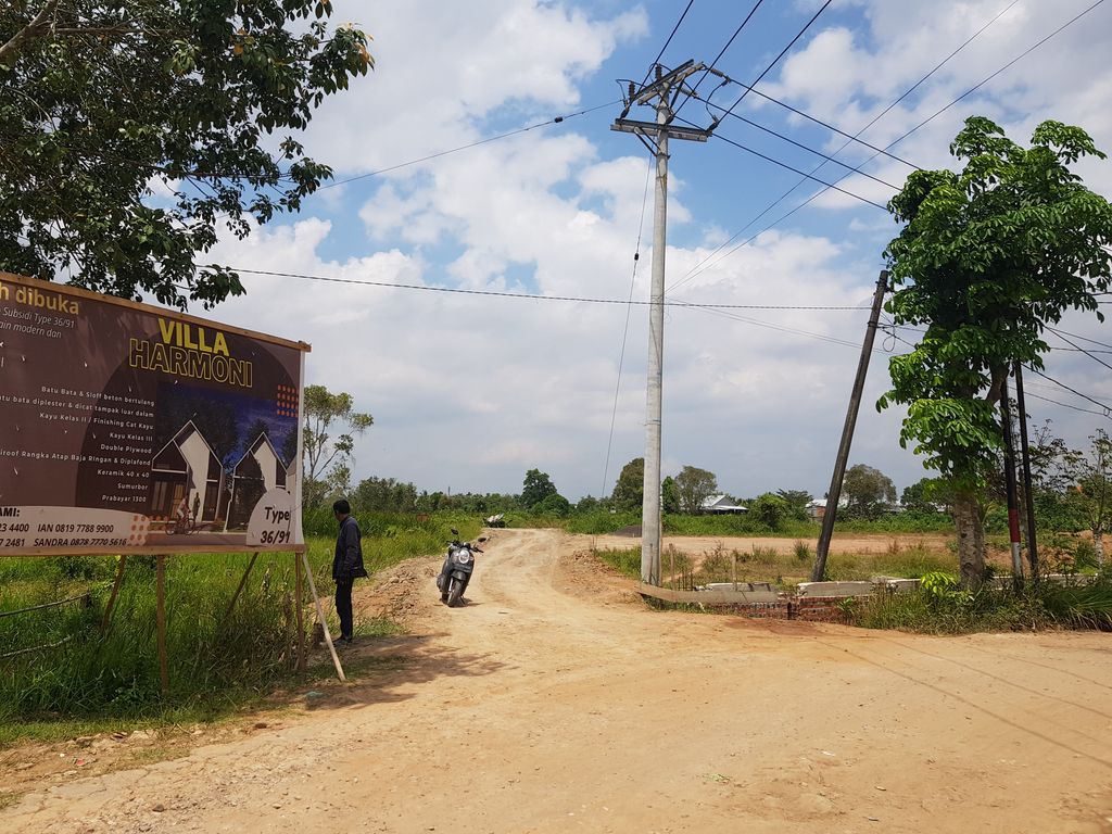 foto gerbang perumahan VILLA HARMONI