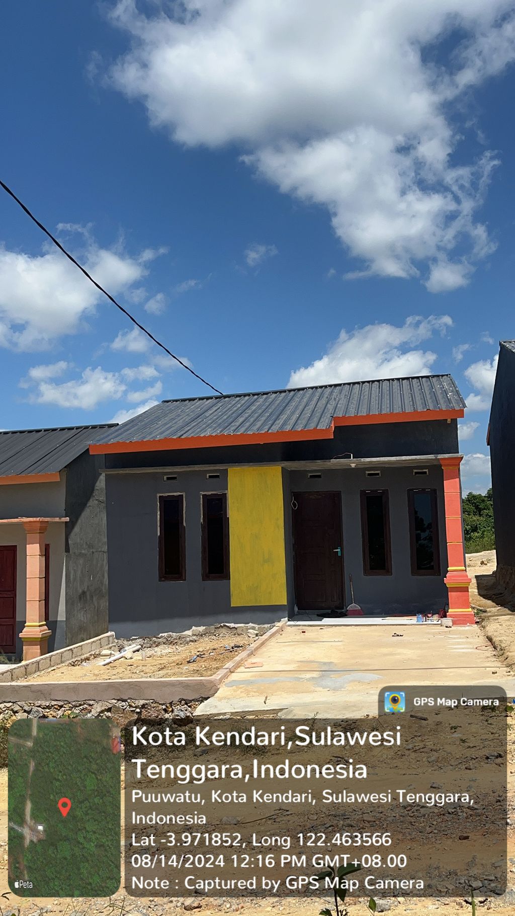 foto contoh rumah perumahan TAPERA KENDARI TAHAP 3B