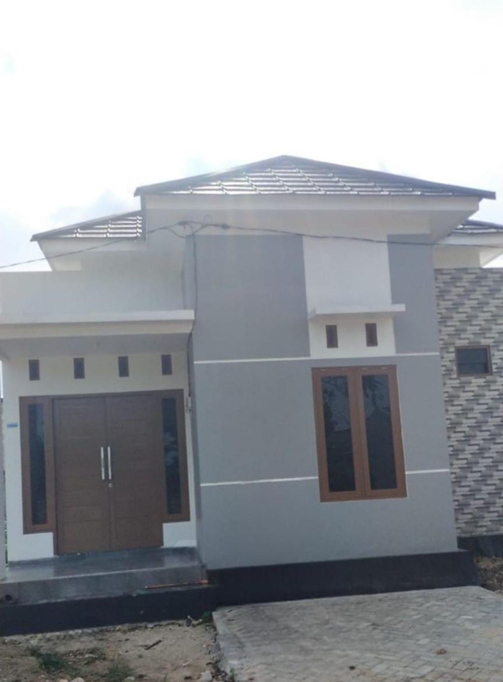 foto tampak rumah tipe INTANSARI I (KOMERSIL) perumahan Komplek Kampoeng Shafwah Intansari