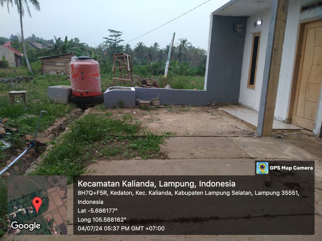 foto posisi tengah perumahan perumahan persada kalianda