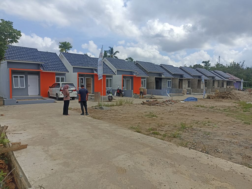 foto posisi tengah perumahan BORANG MAKMUR RESIDENCE