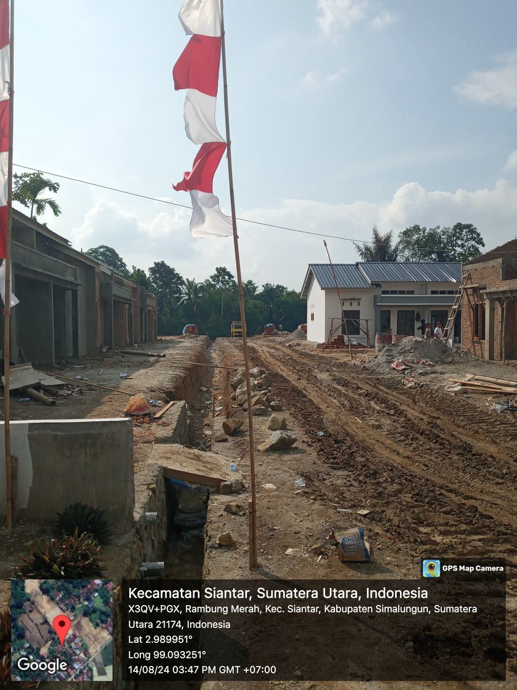 foto posisi tengah perumahan PERUMAHAN MUTIARA ABADI RESIDENCE
