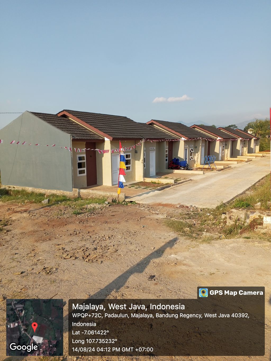 foto posisi tengah perumahan Puri Rumpu Indah Padaulun
