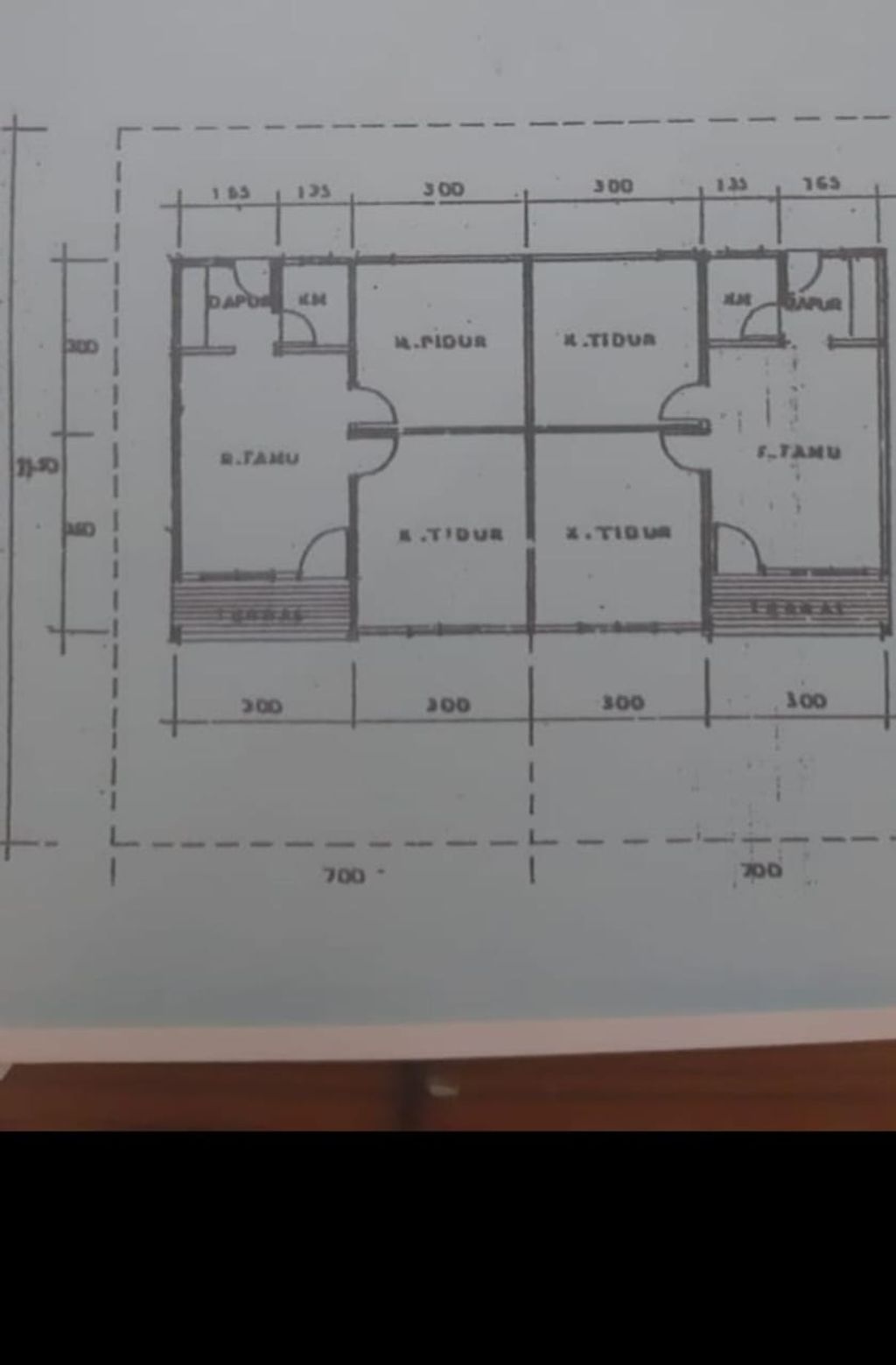 foto denah rumah tipe 36 perumahan PERUMAHAN MUTIARA ABADI RESIDENCE