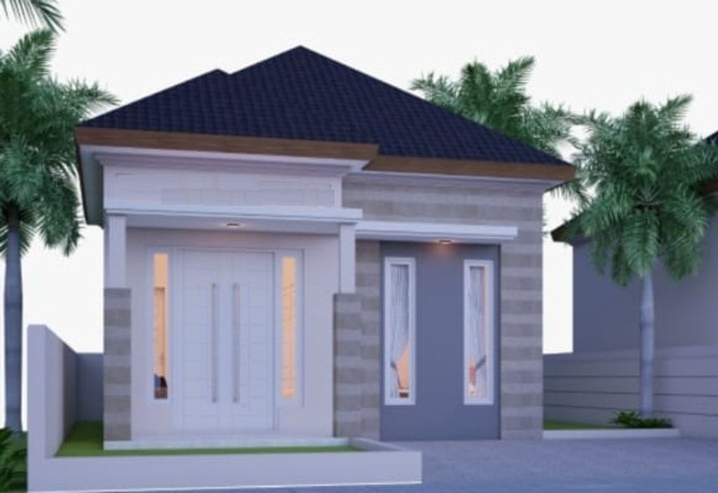 foto tampak rumah tipe 36 perumahan GRAHA KEIKAN