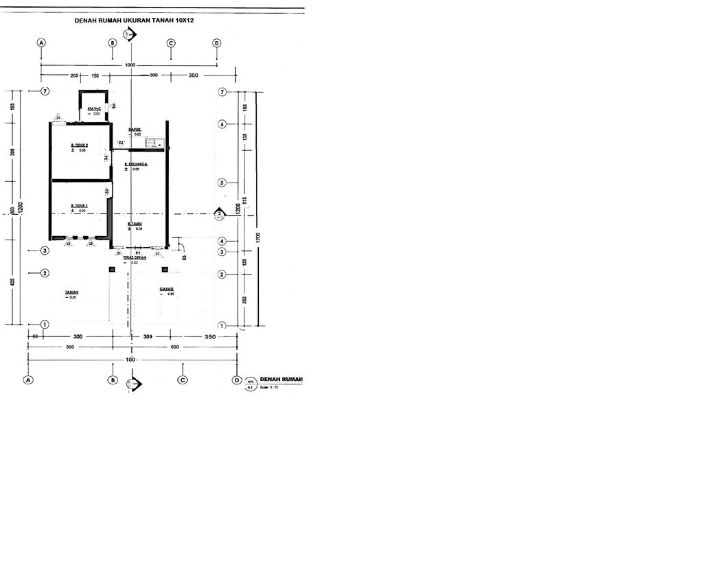 foto denah rumah tipe 36 perumahan GRAHA KEIKAN