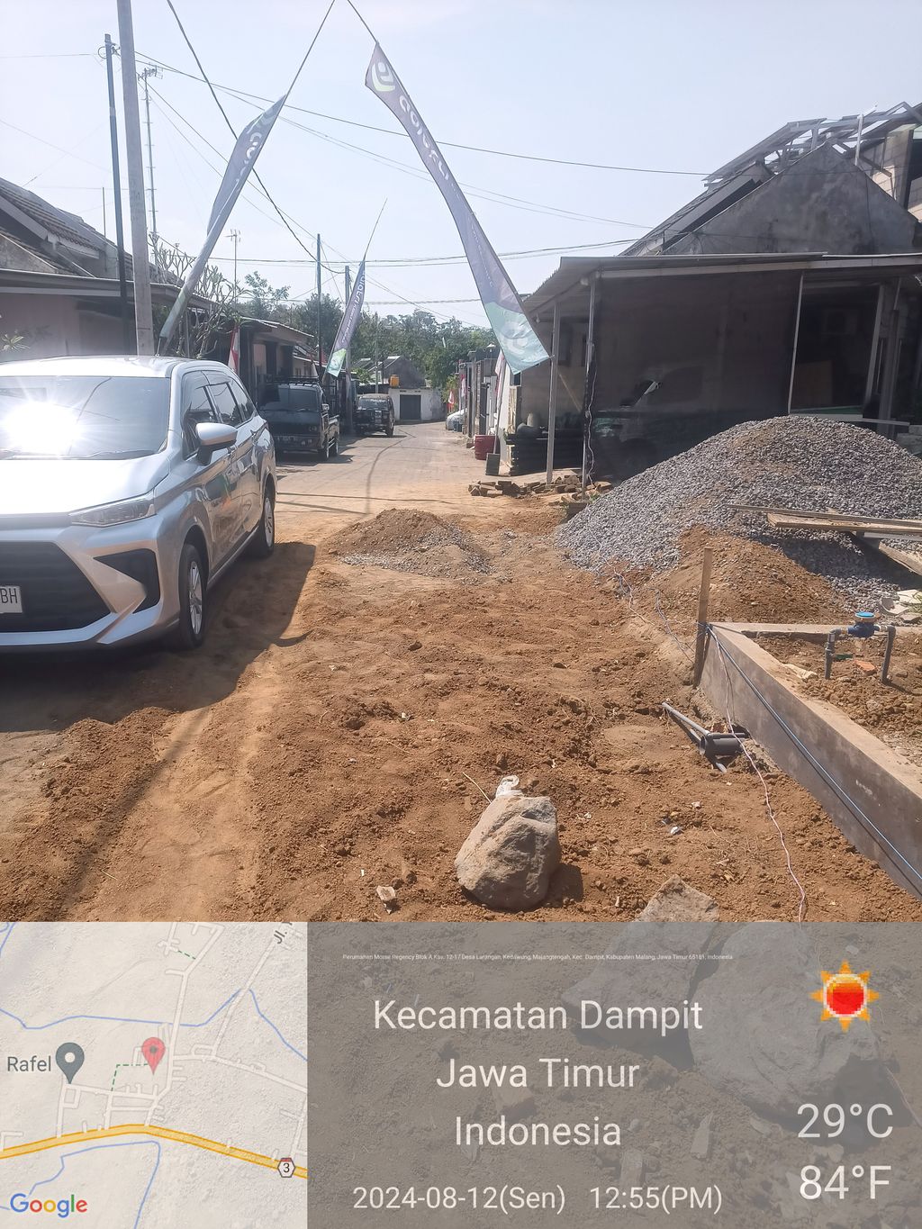 foto posisi tengah perumahan MORSE REGENCY DAMPIT TAHAP II