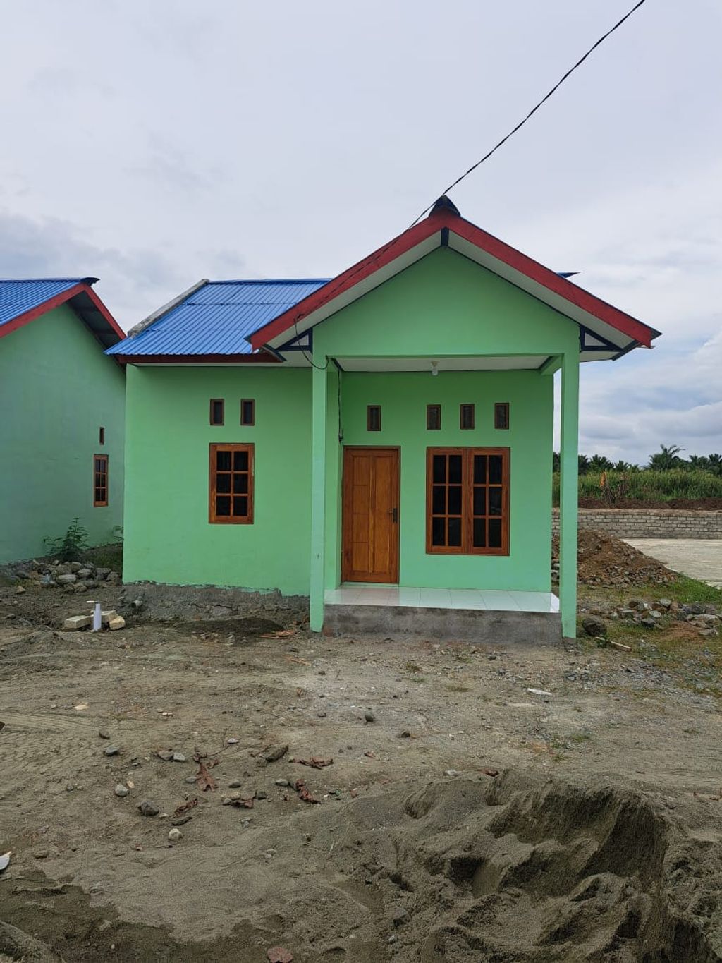 foto tampak rumah tipe 36 perumahan JOKO INDAH 1