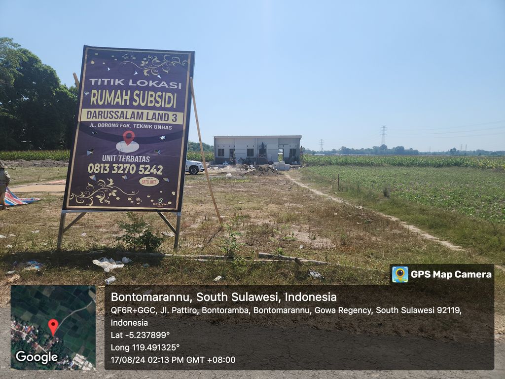 foto gerbang perumahan DARUSSALAM LAND 3 PATTIRO