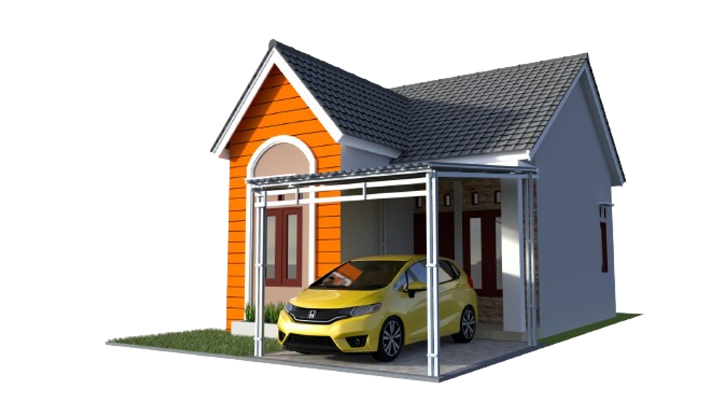 foto denah rumah tipe Cyrus perumahan Mahantas Modern Land