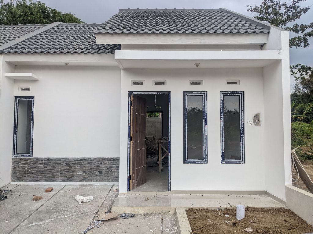 foto tampak rumah tipe D perumahan Dalem Danurejo Regency