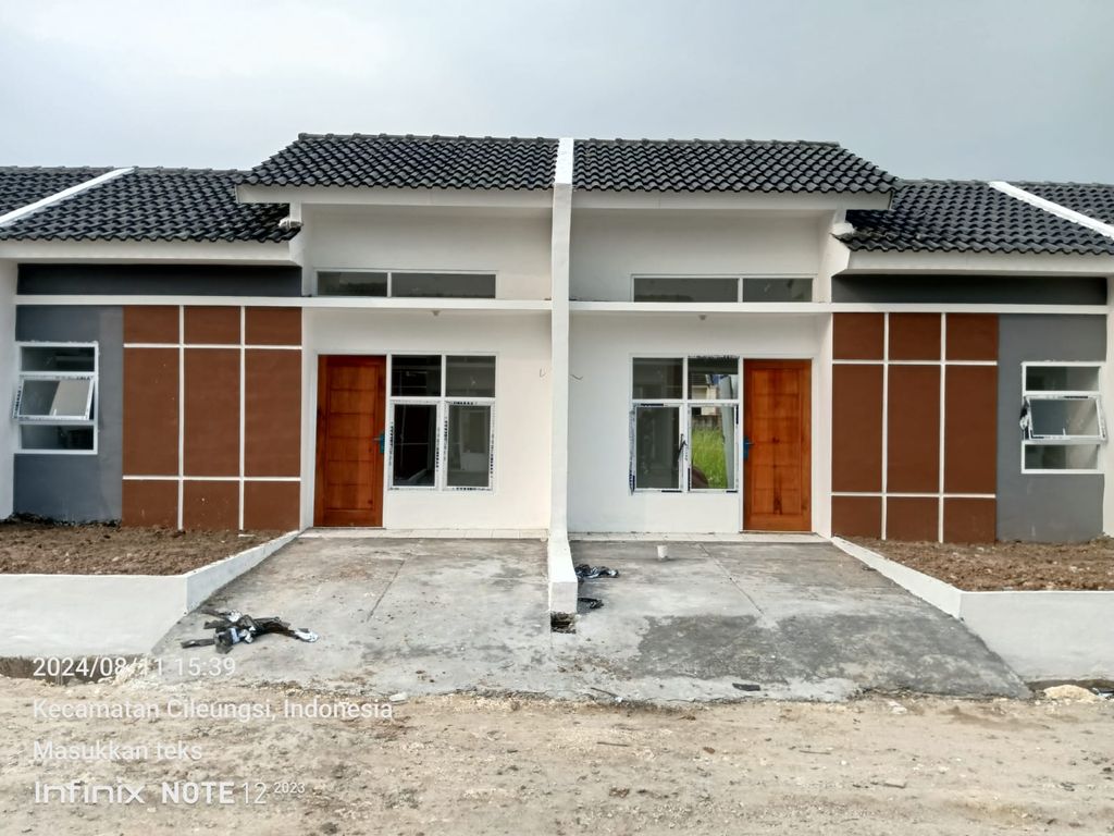 foto tampak rumah tipe SUBSIDI 30/60 (6X10) perumahan FONTANA LAKE