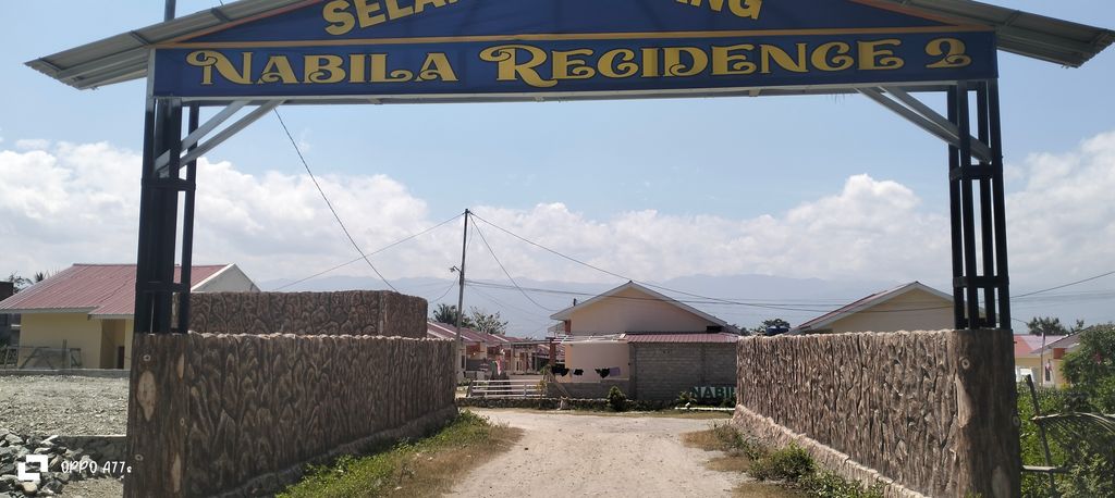 foto gerbang perumahan NABILA RESIDEN 2 TAHAP 3
