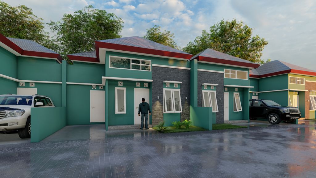 foto tampak rumah tipe SAMBADRA perumahan DEDARI PERMATA