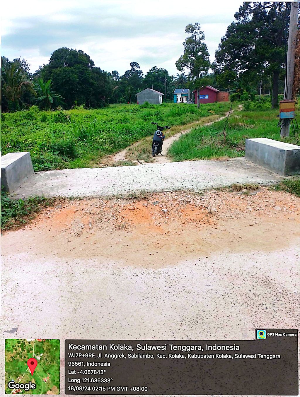 foto gerbang perumahan millenial point residence