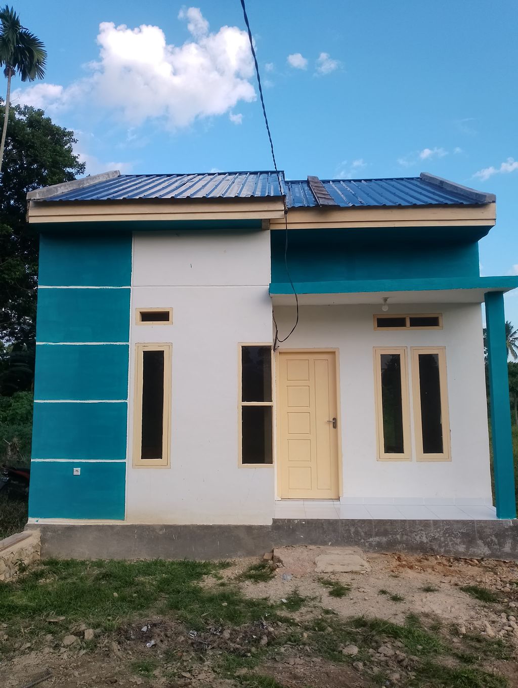 foto contoh rumah perumahan millenial point residence