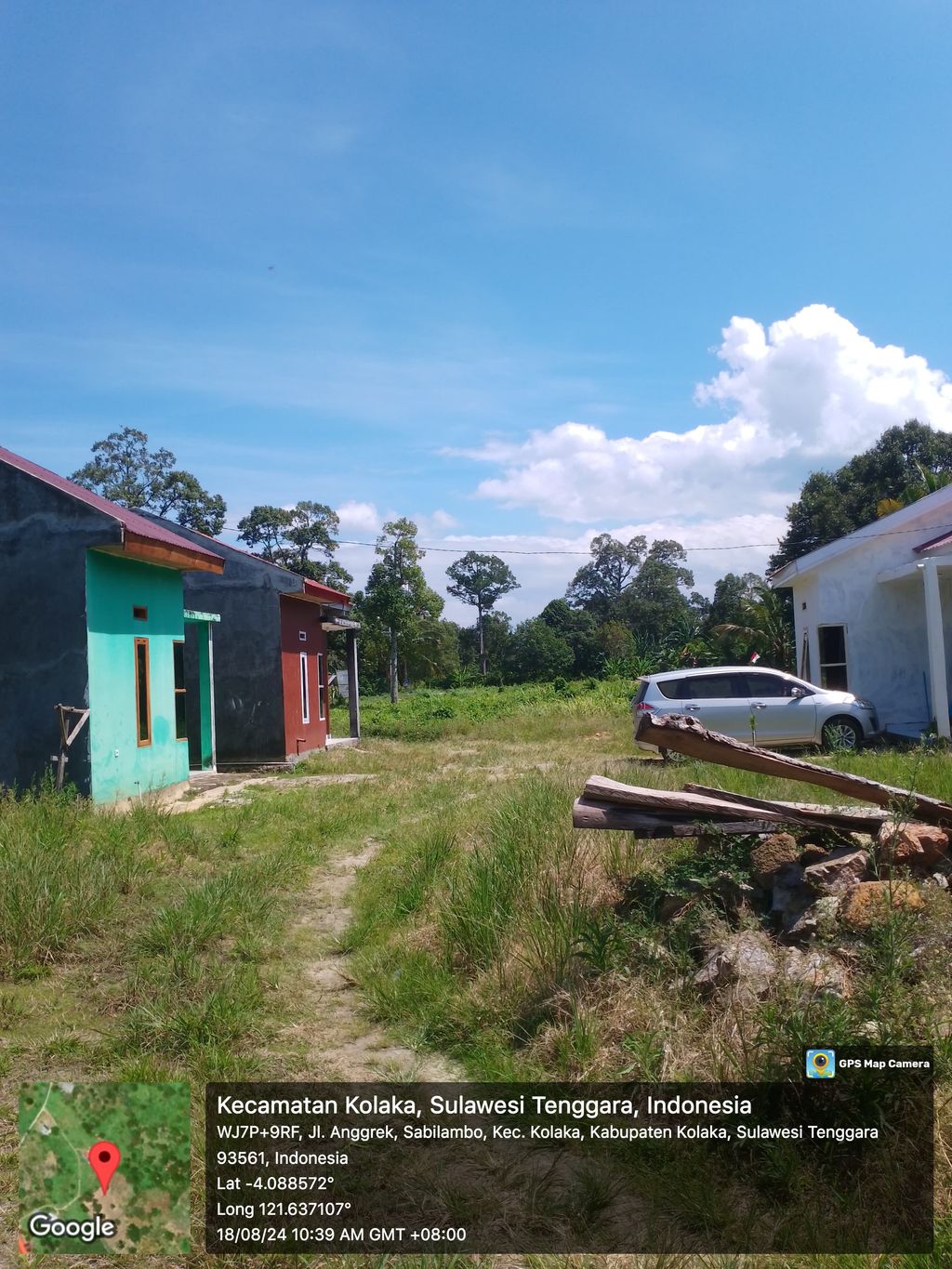 foto posisi tengah perumahan millenial point residence