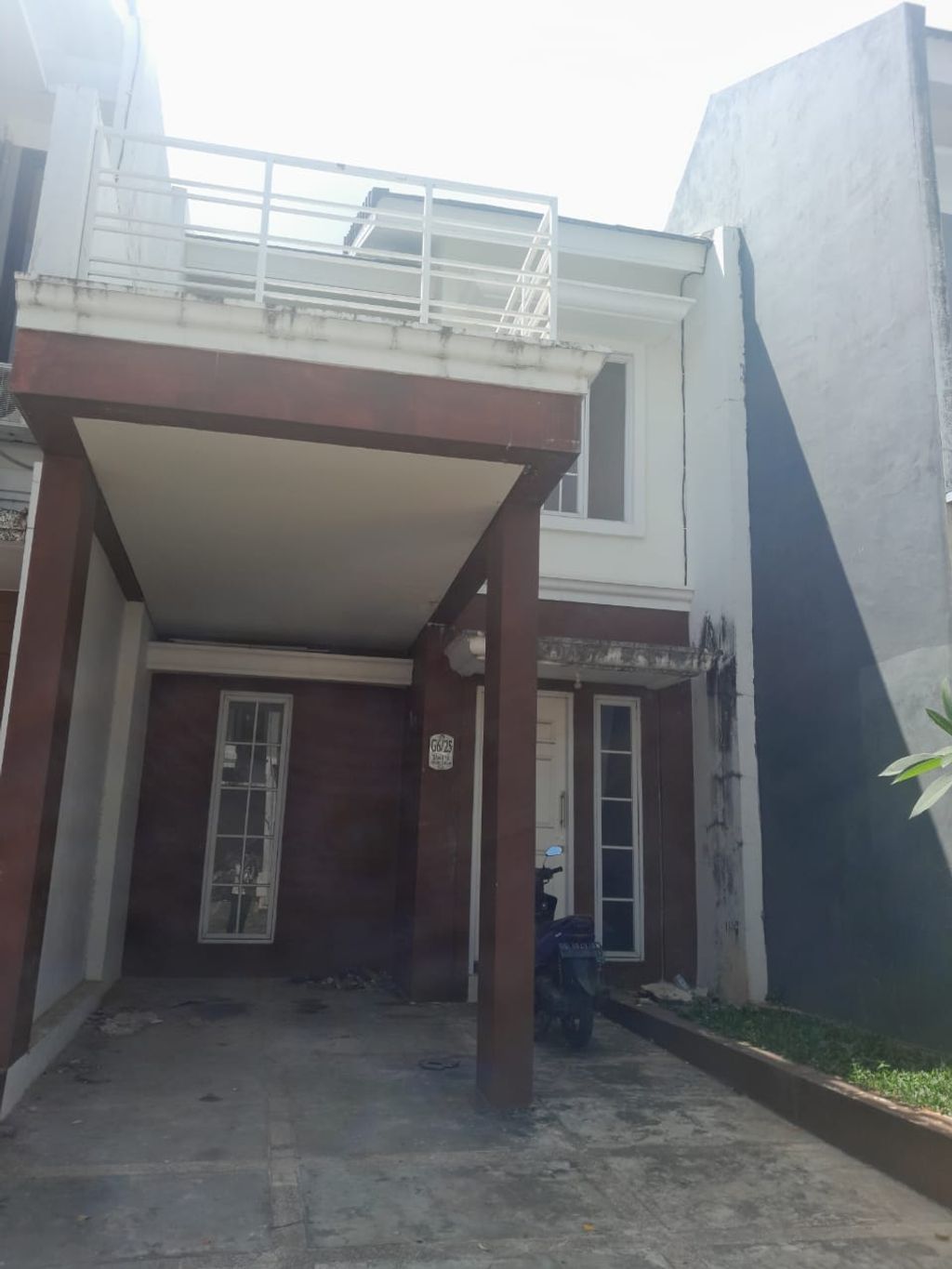 foto tampak rumah tipe SAMAYA STANDARD perumahan CITRA GARDEN GOWA