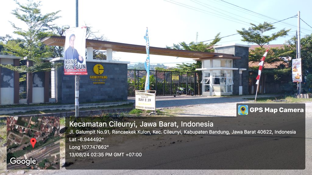 foto gerbang perumahan Gemintang Residence