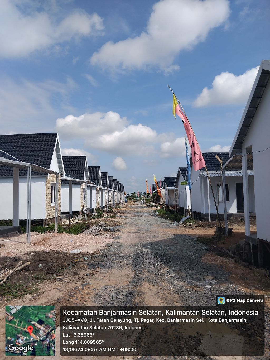 foto posisi tengah perumahan Green Mavera Madani