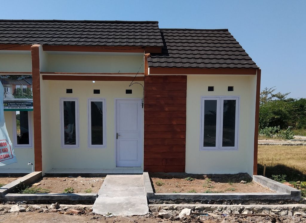 foto tampak rumah tipe 30/60 perumahan GRIYA ARJUNA