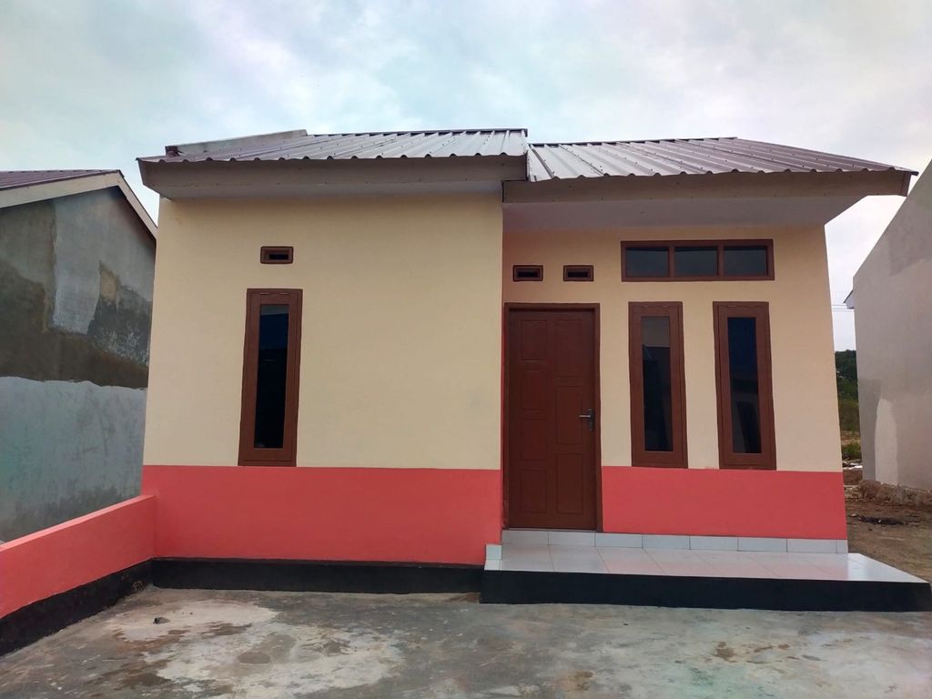 foto tampak rumah tipe 36 Blok B perumahan AROMA BUKIT INDAH