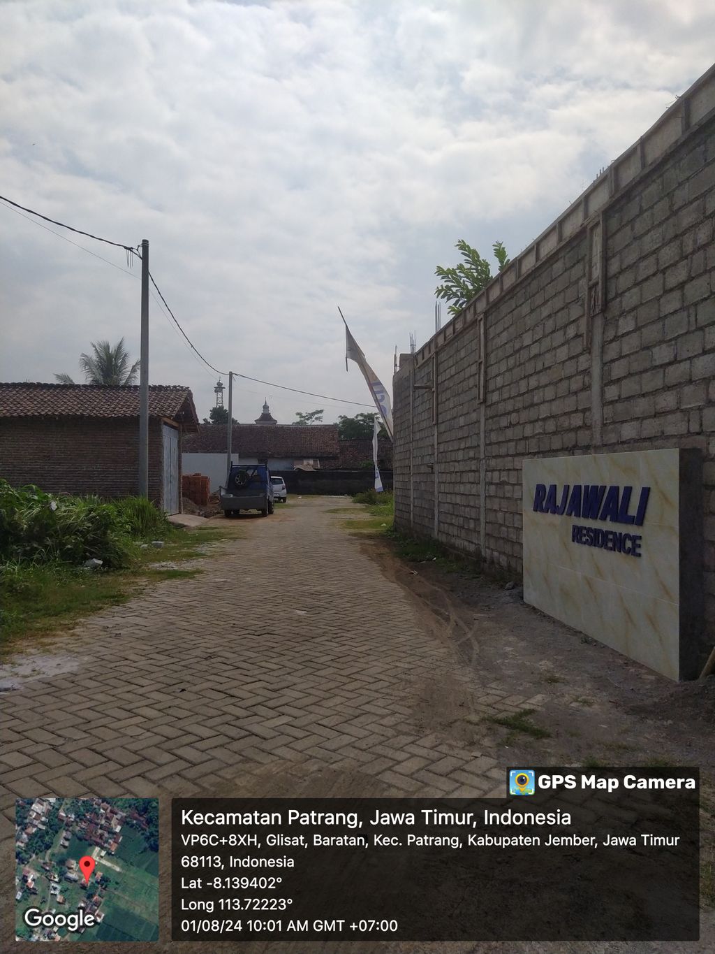 foto gerbang perumahan RAJAWALI RESIDENCE