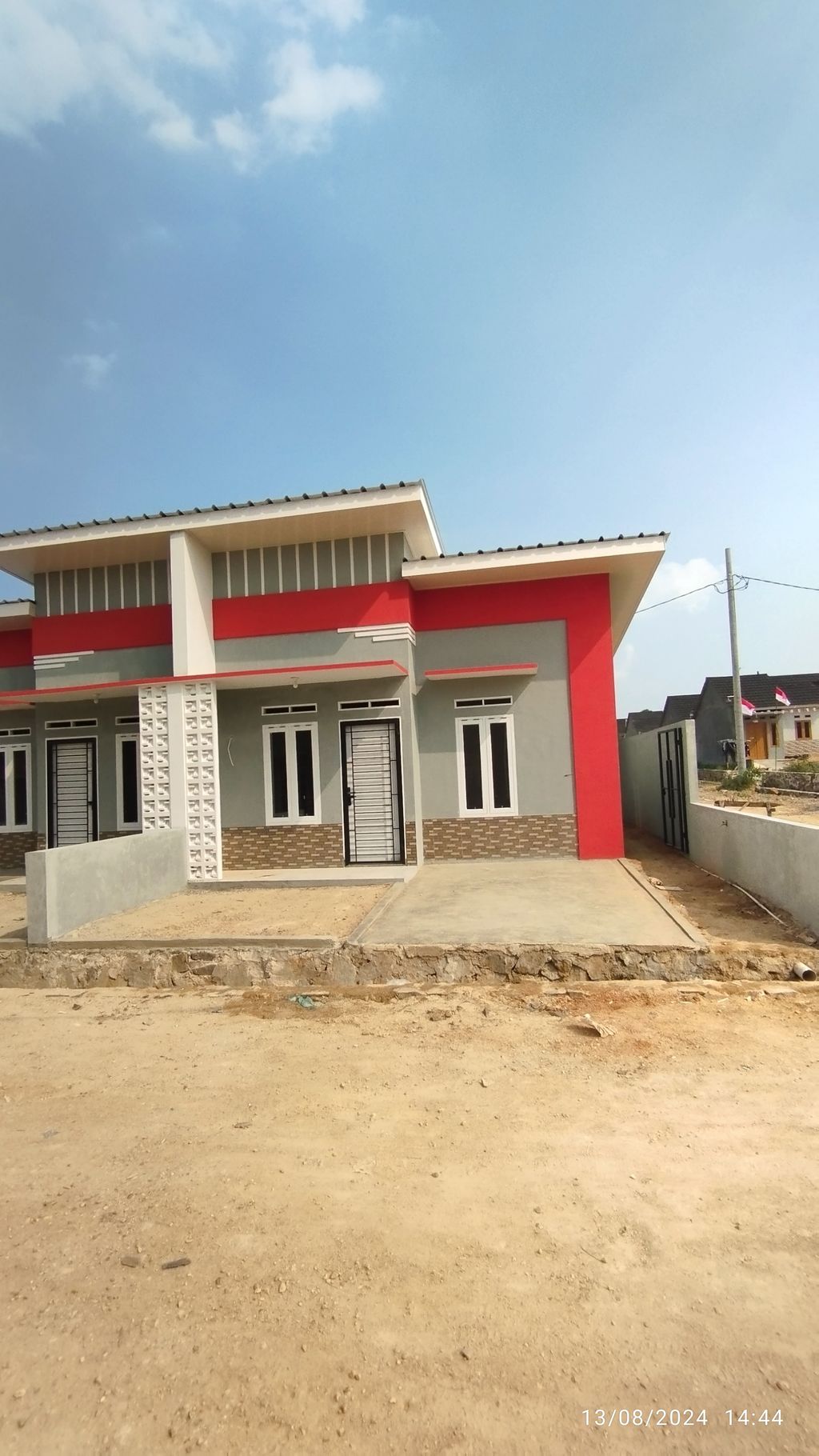 foto tampak rumah tipe 36/78 perumahan TANJUNG BINTANG RESIDENCE